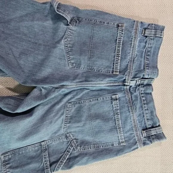 Route 66 Jeans Men's Size 32x34 Light Wash Denim Carpenter Boot Cut 100% Cotton - Picture 12 of 16